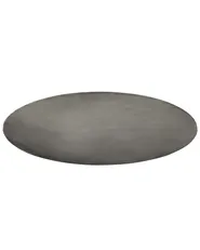 Rug GESI II Dark Grey ø 140 cm Viscose_793632