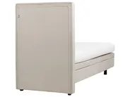 Bett verstellbar Stoff DUKE II 80 x 200 cm Hellbeige_910503