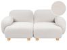 Sofa modułowa dla 2 osób AMLI Boucle Złamana biel