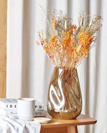 Dried Flower Bouquet 65 cm Orange CERCEDILLA