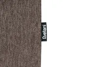 Living Room Set 4 Seater KILDAL Fabric Brown_1058483