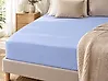 Cotton Fitted Sheet Blue JANBU Various Sizes