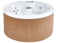 Vasca idromassaggio da esterno con LED MARFIL Marrone_965367