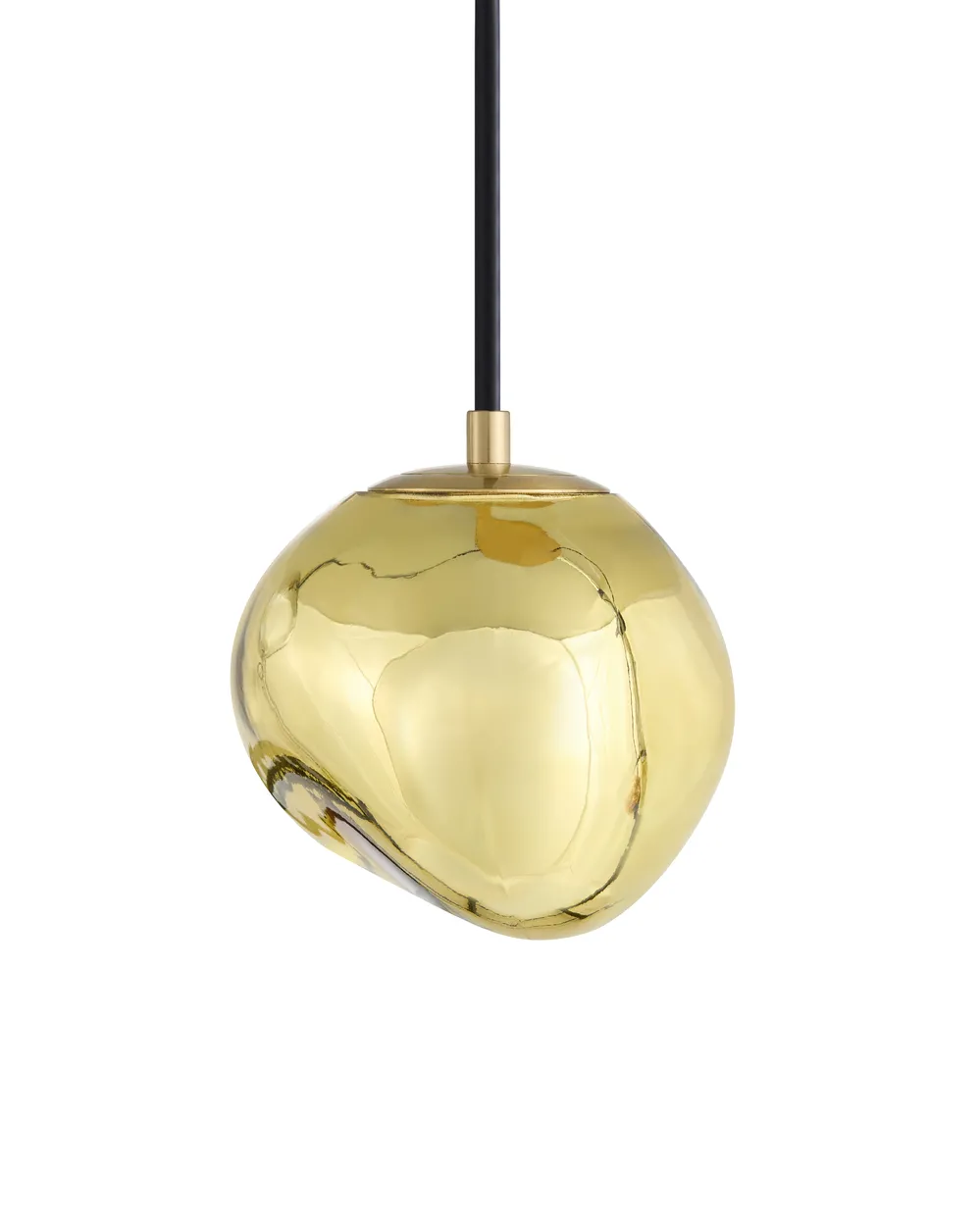 3 Light Pendant Lamp TSHUAPA Glass Multicolour_1069518