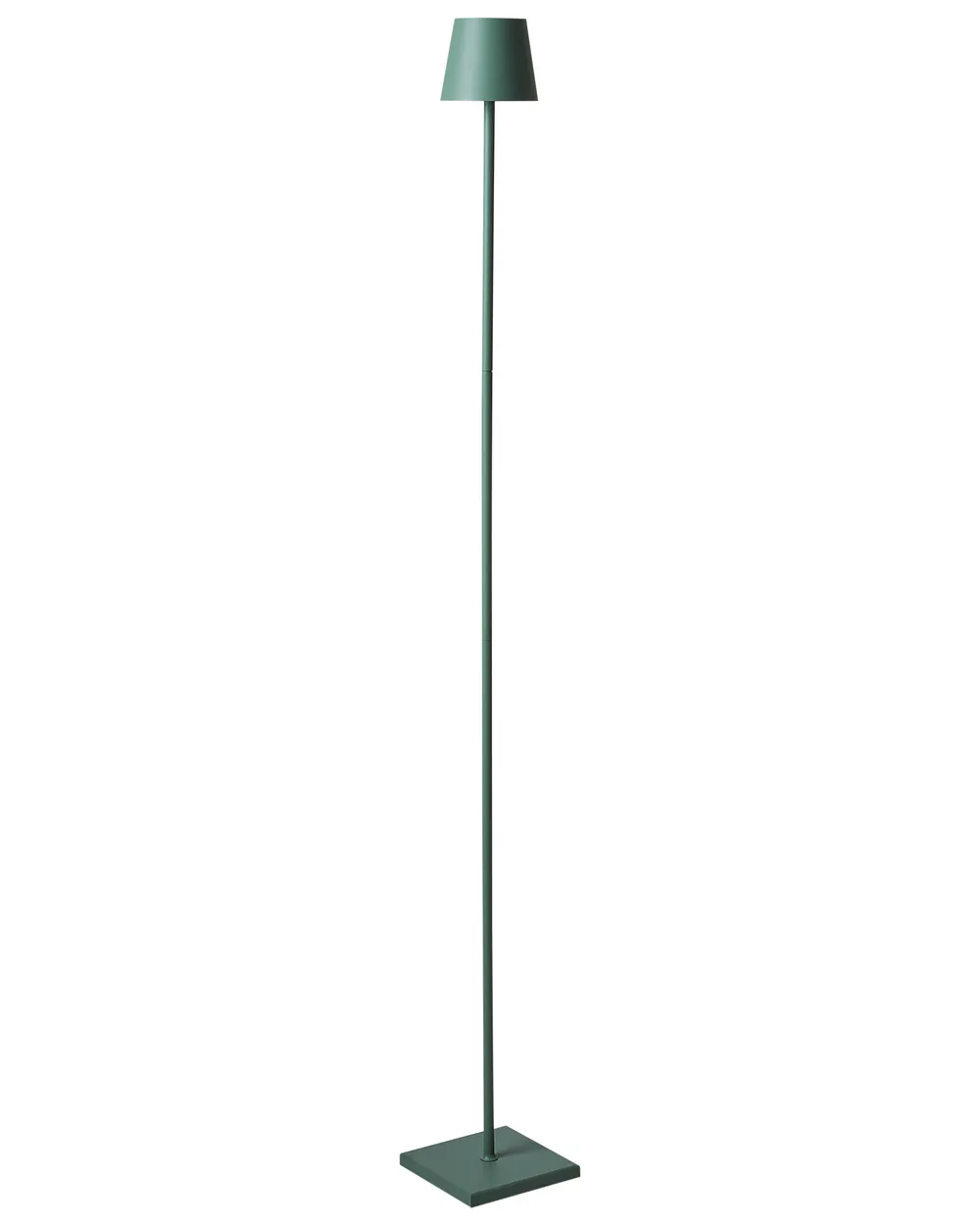 Bezprzewodowa lampa podłogowa LED GAVARRESA Ze ściemniaczem Metal Zielony
