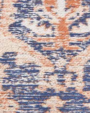 Teppich KURIN Blau 140 x 200 cm Baumwolle_862974