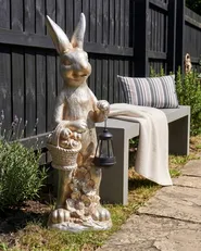 Garden Figurine OTTERUP Rabbit Gold_1072957