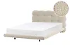 Bed Boucle SOULISSE 120 x 200 cm (EU Small Double) Beige