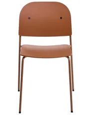 Set di 2 sedie da pranzo WINDUST Metallo Arancione_1076842