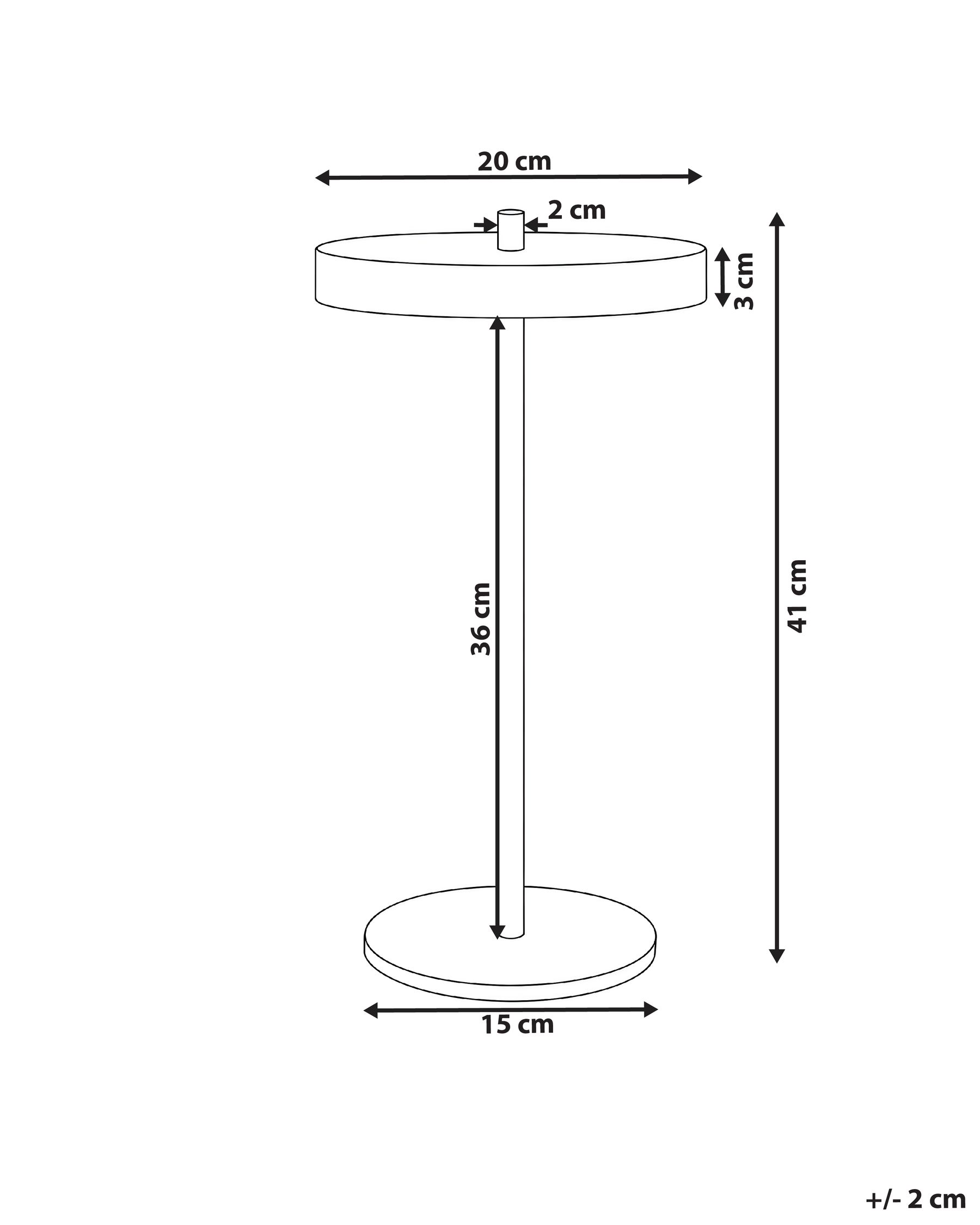 Lampa stołowa LED EVENLODE Ze ściemniaczem Metal Biały_1102787