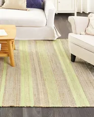 Rug TALPUR Light Green 160 x 230 cm Jute_845669