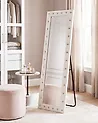 Standing Mirror ANSOUIS 150 cm Faux Leather White
