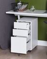 3 Drawer Metal Filing Cabinet White BOLSENA II_932651