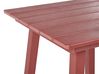 Tavolino da giardino rosso 59 x 59 cm ADIRONDACK_938576