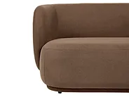 Sofa 3 Seater MELLOSA Fabric Brown_1197342