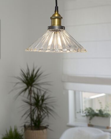 Glass Pendant Lamp Transparent COLORADO