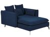 Chaiselongue marineblau / schwarz CHARMES_887898