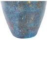 Terracotta Decorative Vase 60 cm Blue PIREUS_850872
