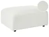 Otomana HEDE Bouclé Blanco