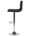 Set of 2 Adjustable Bar Stools Black ORLANDO_685470