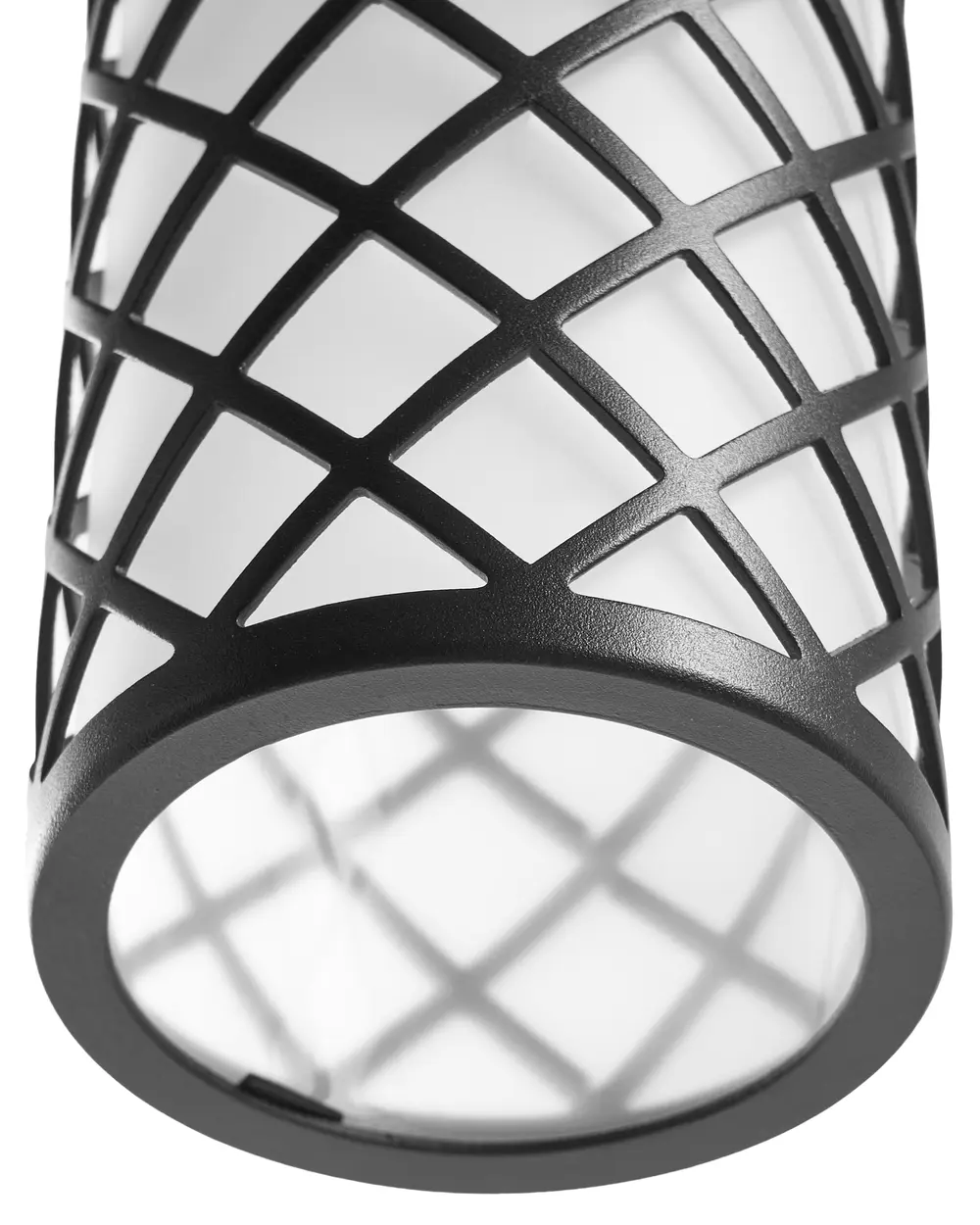 Set di 2 lampade a sospensione da esterno RASKA Metallo Nero_1108195