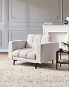 Armchair ALNES Boucle White