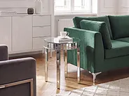 Table d'appoint RIMARDE Verre Argenté_1154700