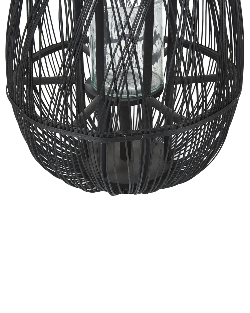 Lampion TONGA 56 cm Bambus Czarny_774316