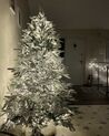 Künstlicher Weihnachtsbaum schneebedeckt 180 cm weiß BASSIE_915689