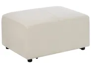 Corner Sofa 4 Seater KOHLO with Ottoman Fabric Light Beige Right Hand_945045