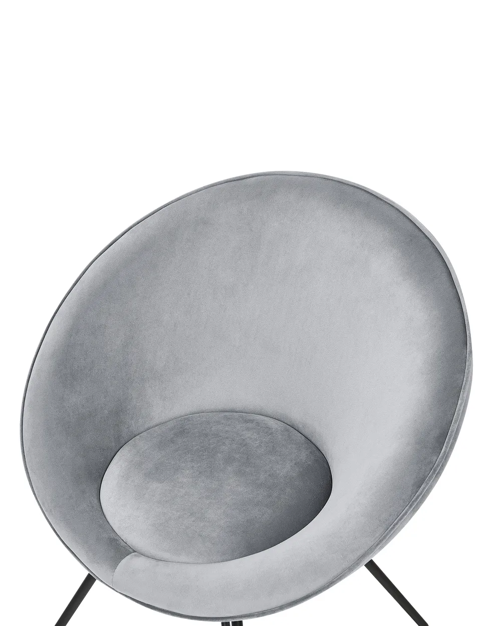 Dining Chair FLOBY II Velvet Light Grey_886103