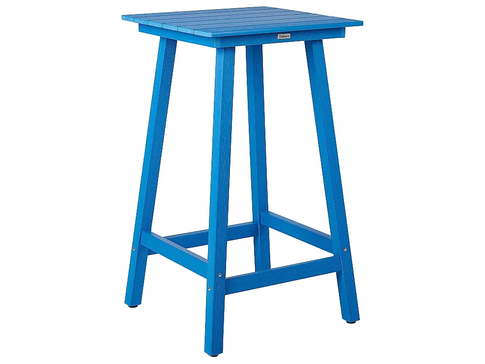 Mesa de bar de jardín ADIRONDACK 60 cm 59 cm Material sintético Azul_1183934