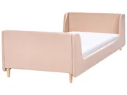 Kids Bed Boucle LAYE 90 x 200 cm (EU Single) Beige_1053928