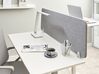 Desk Screen ZIGGY 120 x 40 cm Light Grey