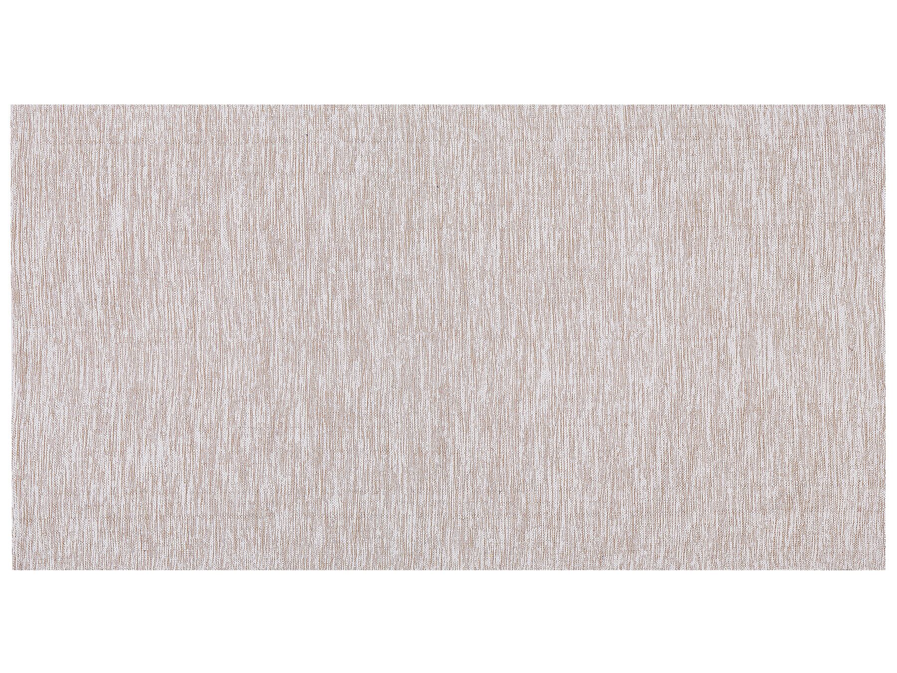 Tappeto cotone beige 80 x 150 cm DERINCE_481722