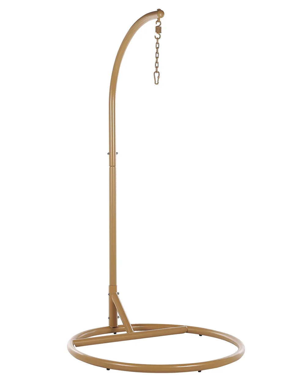 Hanging Chair with Stand ALBA PE Rattan Natural_803356