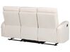 Velvet Electric Recliner Living Room Set White VERDAL_904883