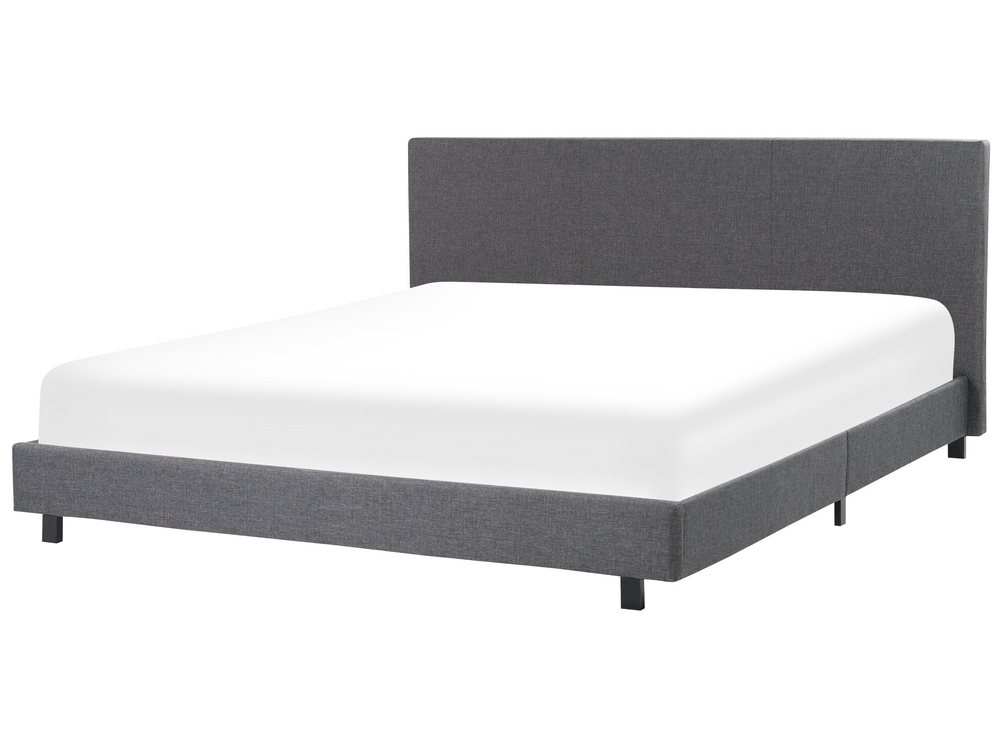 Grey bed frame super king discount