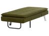 Chaise longue regolabile tessuto verde LOIRET_927453