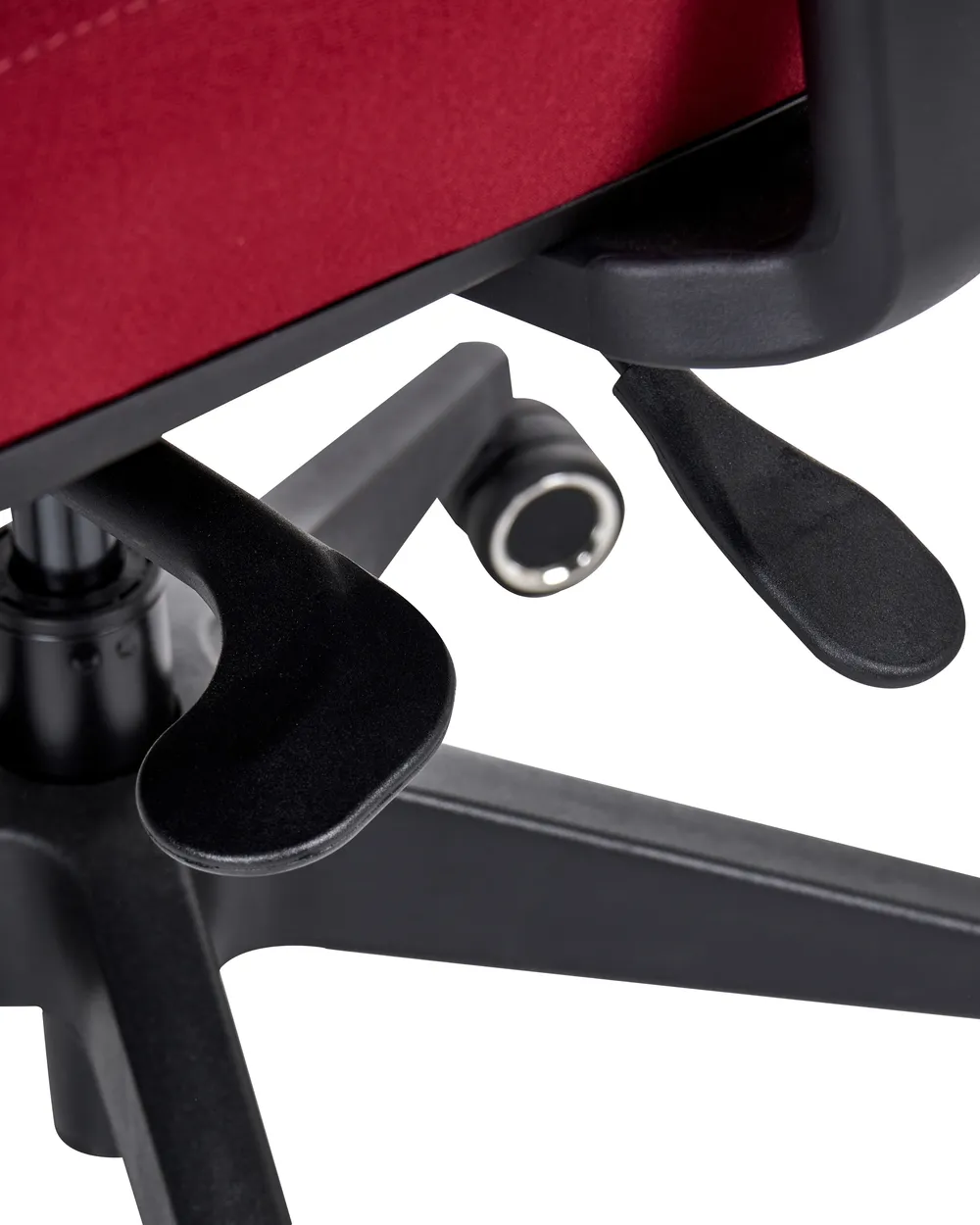 Sedia da ufficio KAMILON Tessuto Rosso scuro_1084814