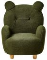 Teddy Kids Armchair Bear Green MELBU_939037