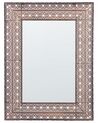 Espelho de parede cor de cobre 69 x 90 cm DEHRADUN_747356