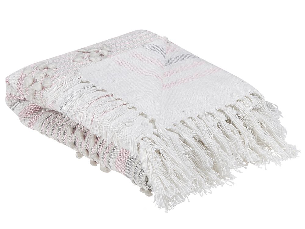 Blanket KAMAN Fabric 125 x 150 cm Pink - Main Image