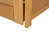 Dřevěná rozkládací postel 90/180 x 200 cm světlé dřevo CAHORS_912570