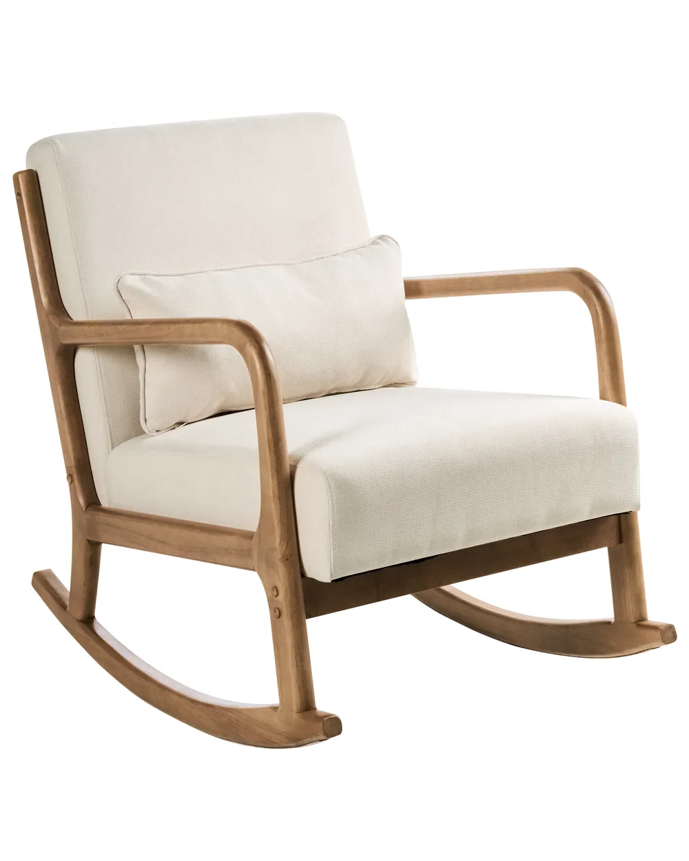 Rocking Chair ANASET Boucle Light Beige | Beliani.co.uk