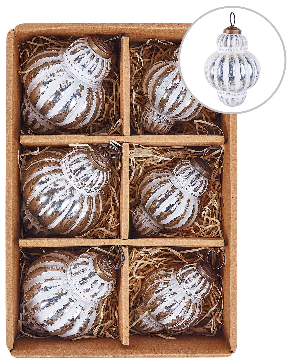 Lot De 3 Boules Décoratives En Verre - Thème Nautique Bleu - 9 Cm De Diamètre