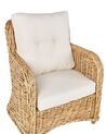 Set da giardino rattan naturale 5 posti ALESSANO_928594