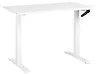 Escritorio de altura regulable manual DESTINES 120 cm x 72 cm Blanco