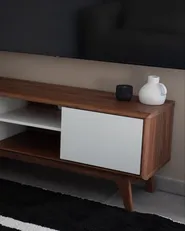 Szafka RTV ROCHESTER Brązowy/ biały_1051331