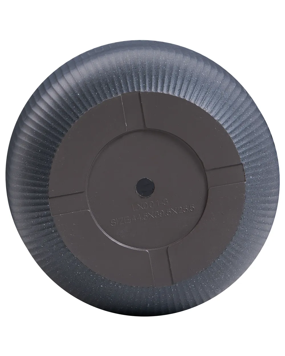 Kétdarabos virágcserép szett DRABA 44 cm Fekete_1123644